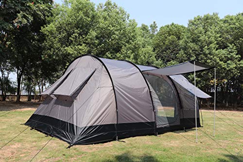 Personen, für (475cm 4-5 x x 207cm Campingzelt Outdoor - LxBxH) 5.000… 3 MK und mit Großes Familienzelt Eingängen 305cm